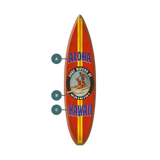 Surf Riders - Surfboard Wall Art