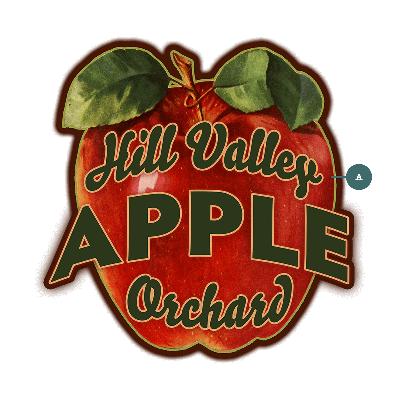 Garden Cutouts: Apples - Decorative Plaque