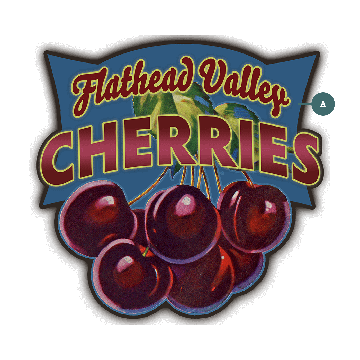 Garden Cutouts: Cherries - Decorative Plaque