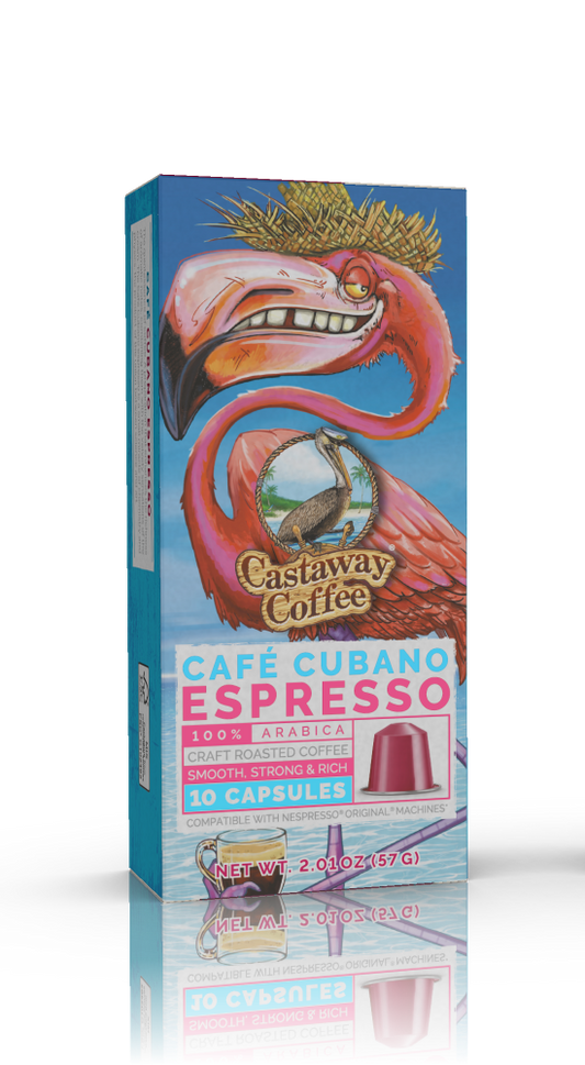 Castaway Coffee Café Cubano Nespresso Capsule 60 Count