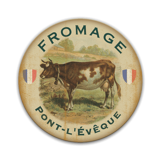 Fromage Pont-l'Évêque Cheese Label