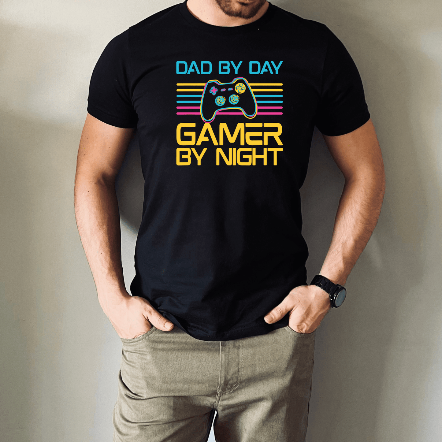 Dad By Day Gamer By Night Shirt