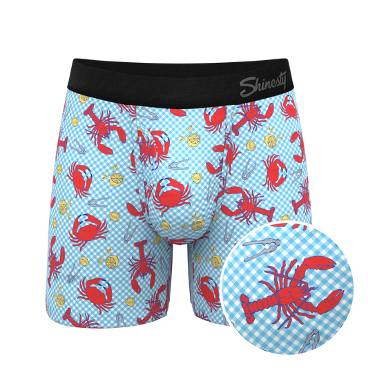 The Cajun Cookout | Summer Crabs Ball Hammock® Pouch Underwear With Fly
