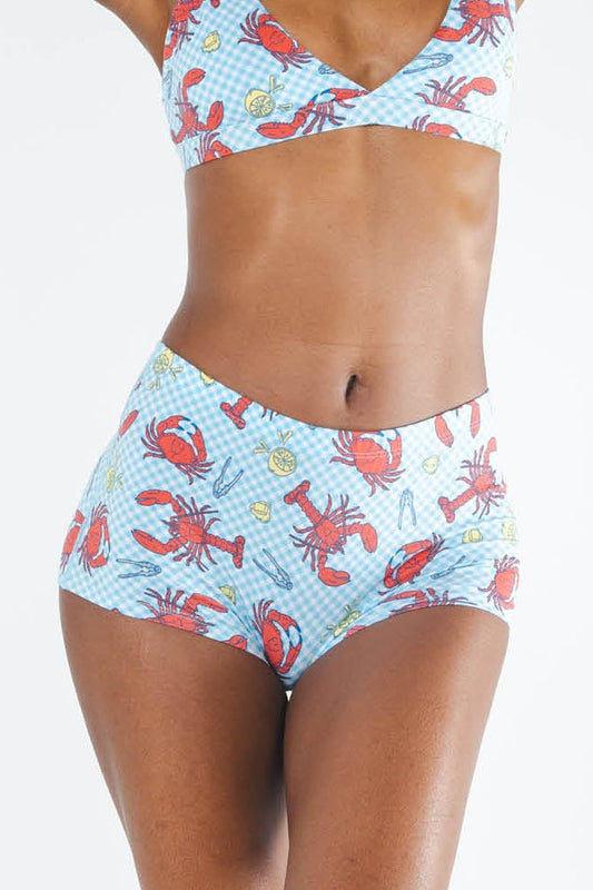 The Cajun Cookout | Summer Crabs Modal Boyshort Underwear