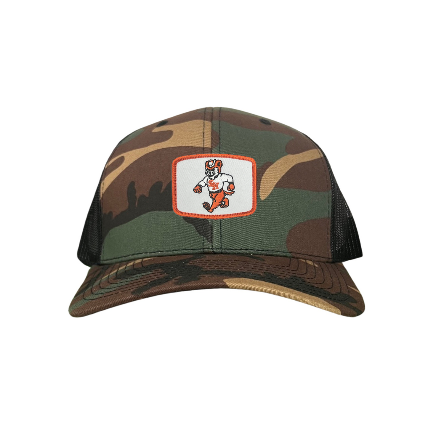 Sam Houston  Walking Sammy Bearkat / Limited Edition Silver Hat / 162 / Mesh Snap Back / SHSU010