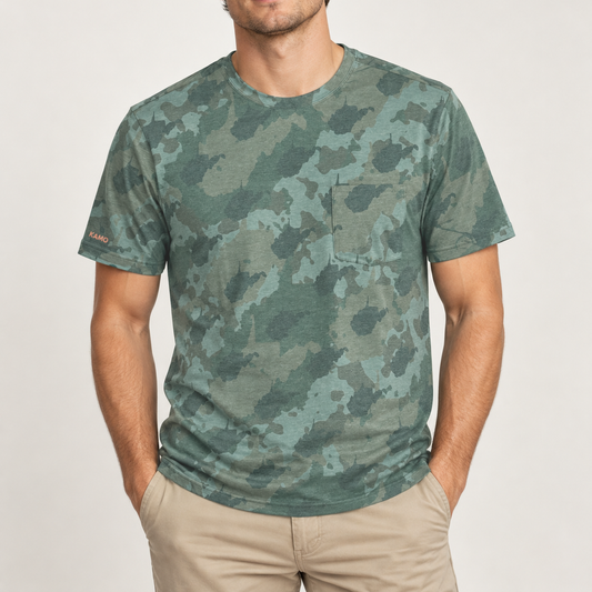 West Virginia Camo - Short Sleeve Shirt