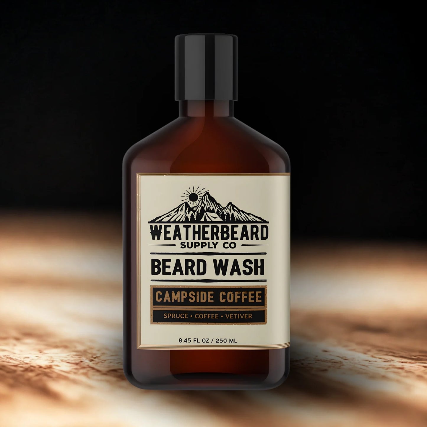 Campside Coffee Beard Wash - Spruce, Coffee, Vetiver