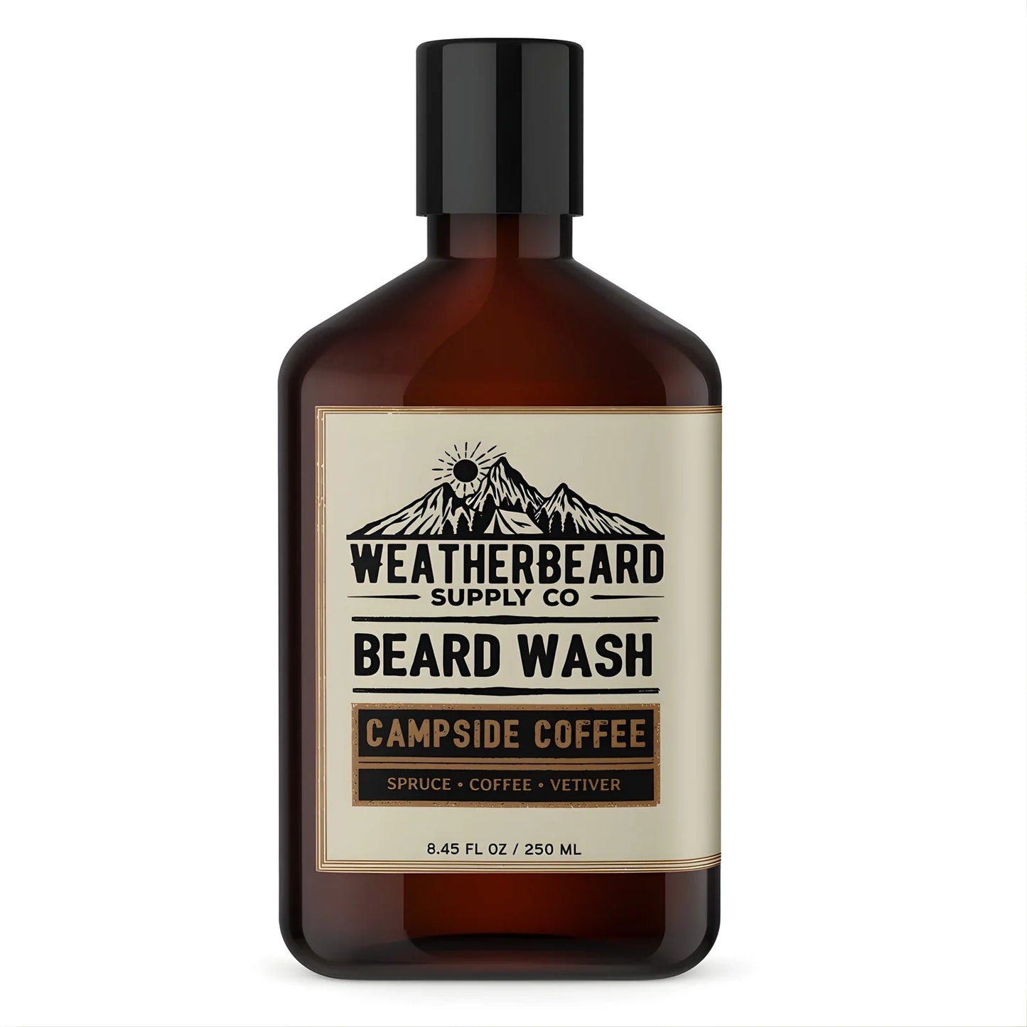 Campside Coffee Beard Wash - Spruce, Coffee, Vetiver