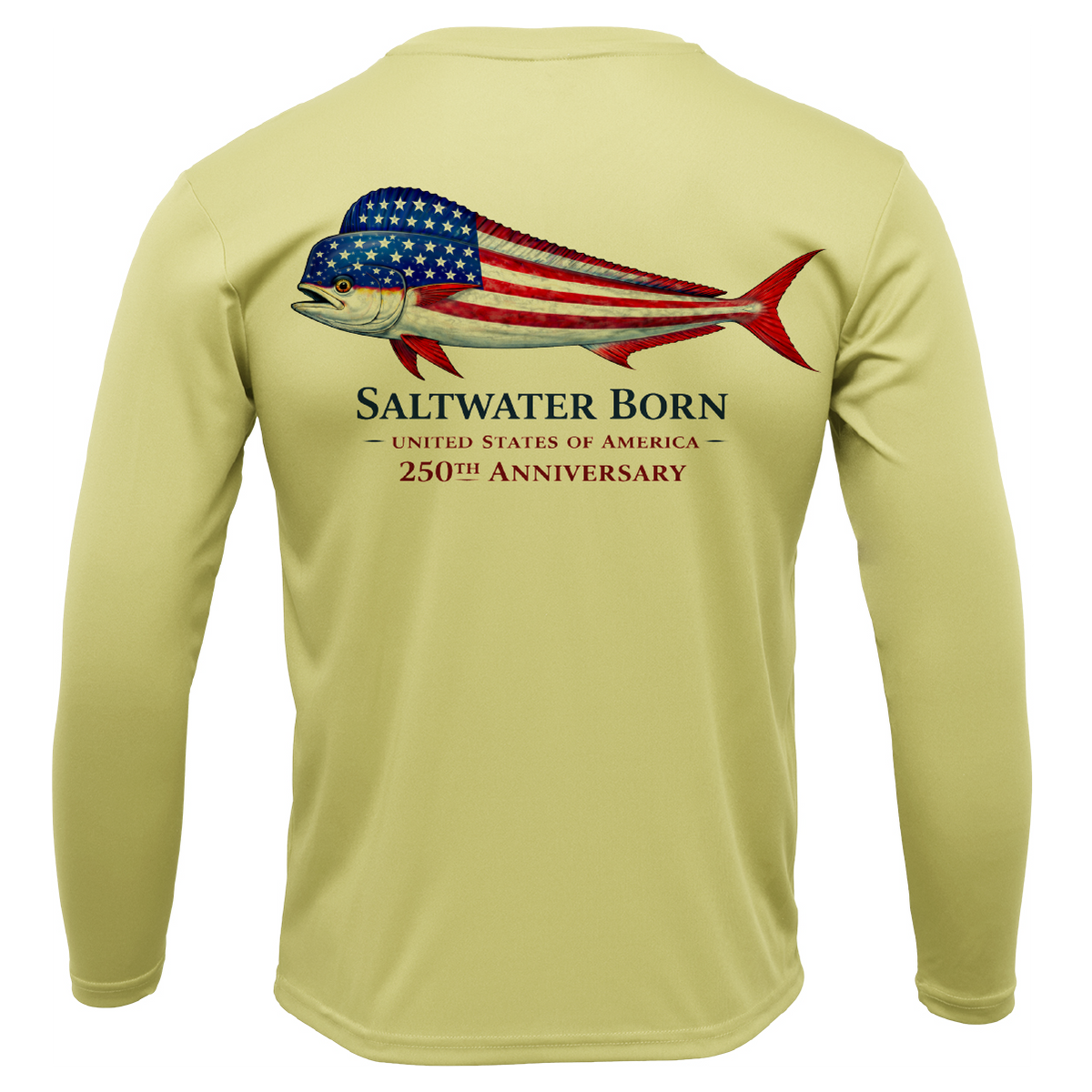 250th Anniversary Action Mahi Men's Long Sleeve UPF 50+ Dry-Fit Shirt