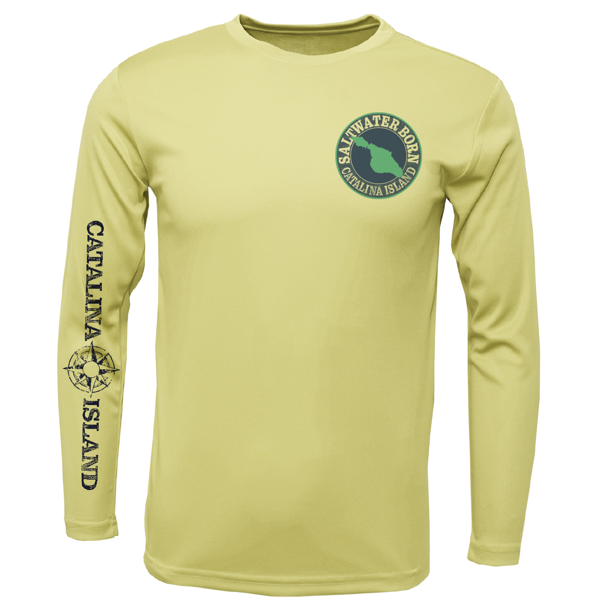 Catalina Island, CA Kraken Girl's Long Sleeve UPF 50+ Dry-Fit Shirt