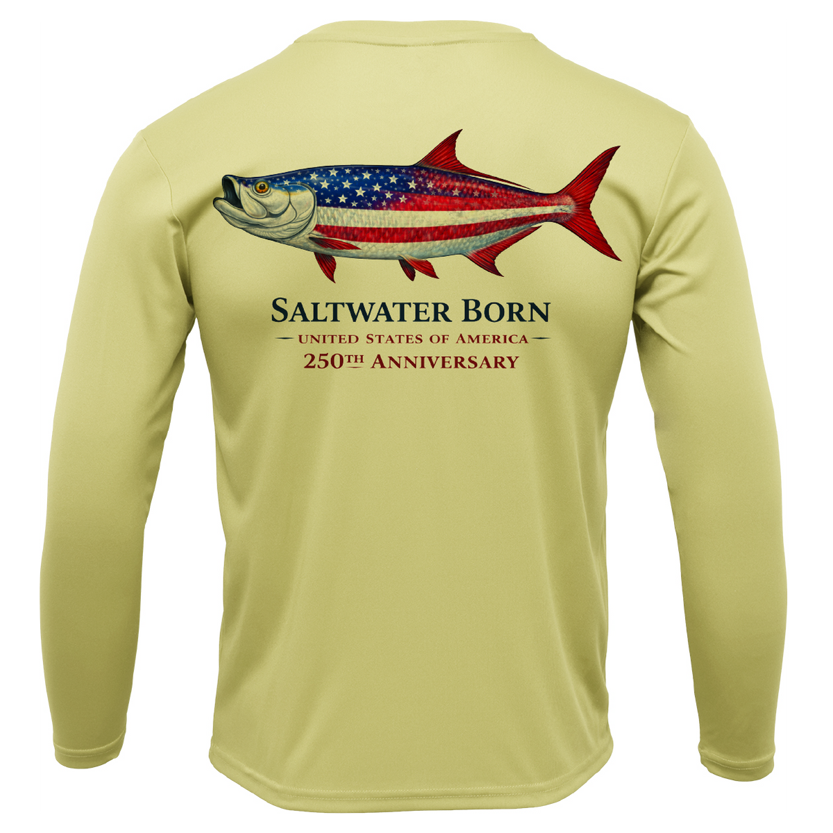 250th Anniversary Action Tarpon Men's Long Sleeve UPF 50+ Dry-Fit Shirt