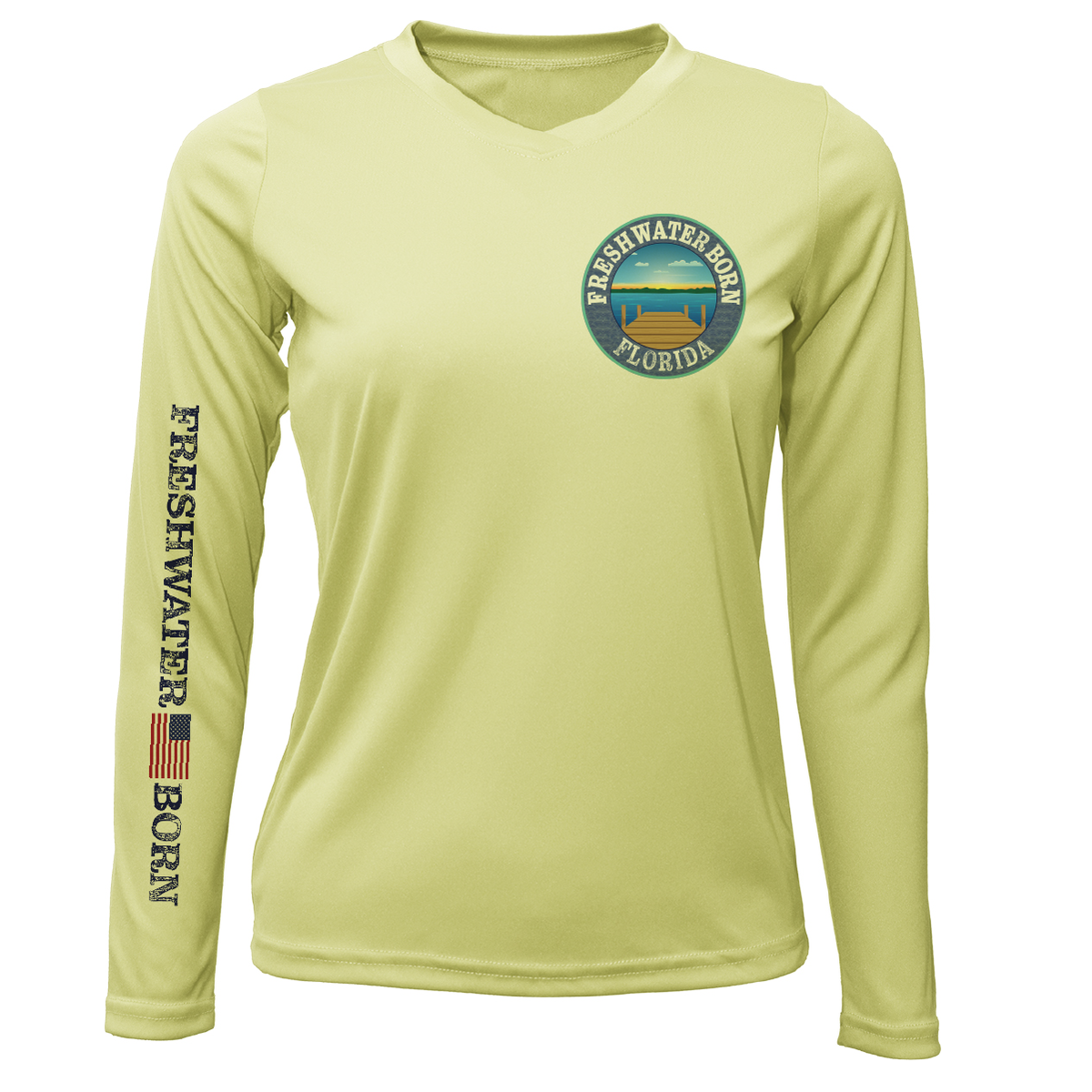 Florida Freshwater Born Bluegill Women's Long Sleeve UPF 50+ Dry-Fit Shirt