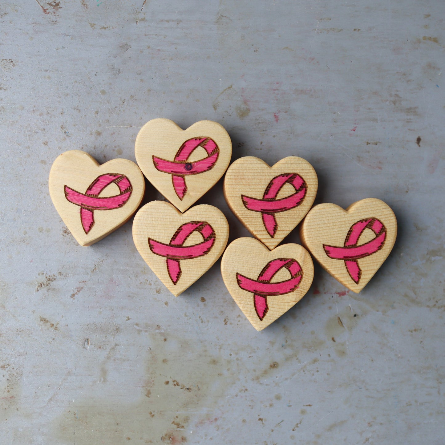 Cancer Awareness Hearts