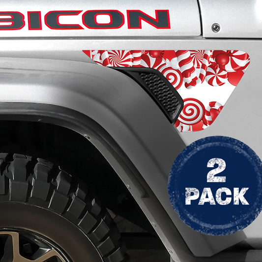 Candy Land 2pc Vinyl Fender Decal