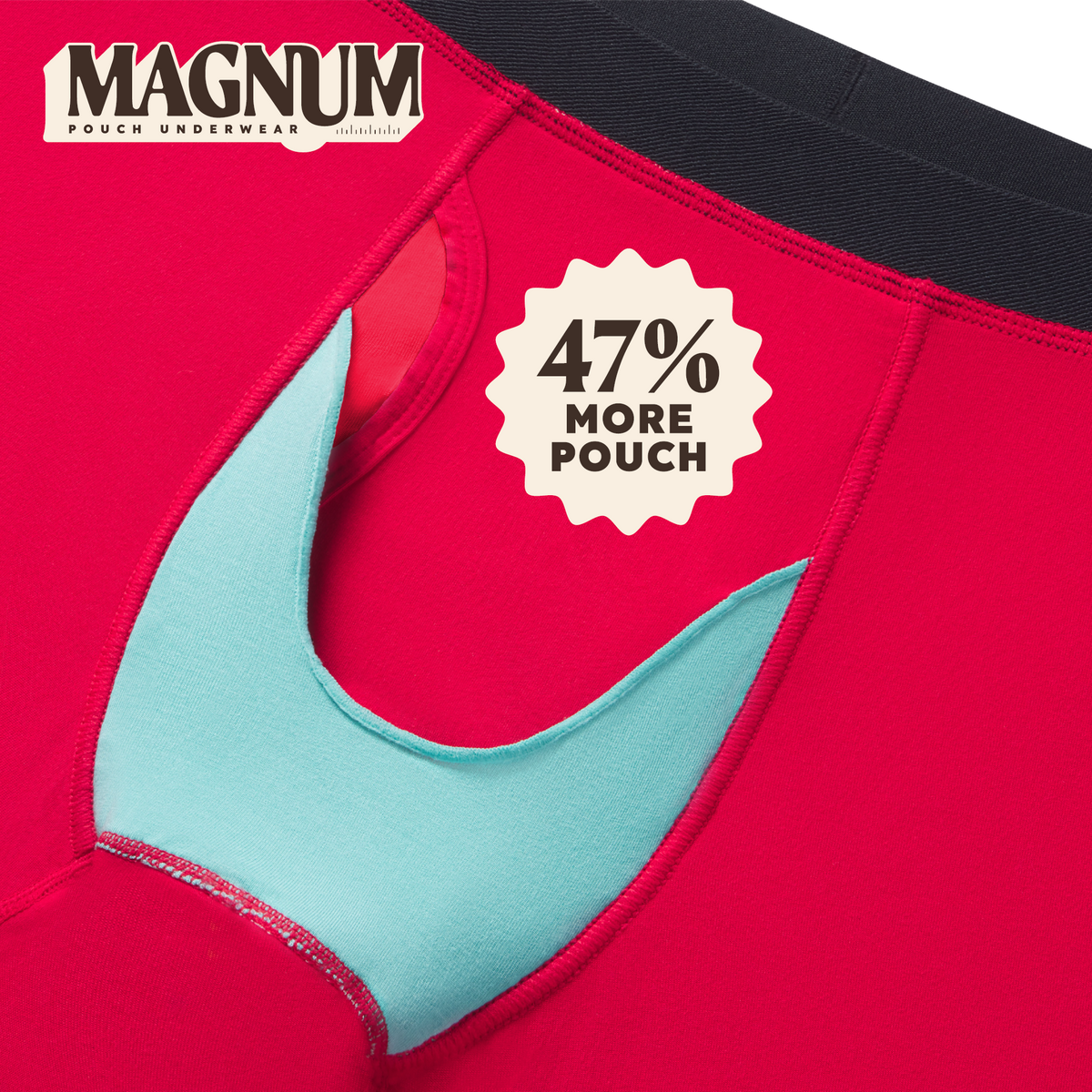 The Cappuccino | Holiday Tartan Plaid Ball Hammock® Magnum Big Pouch Underwear