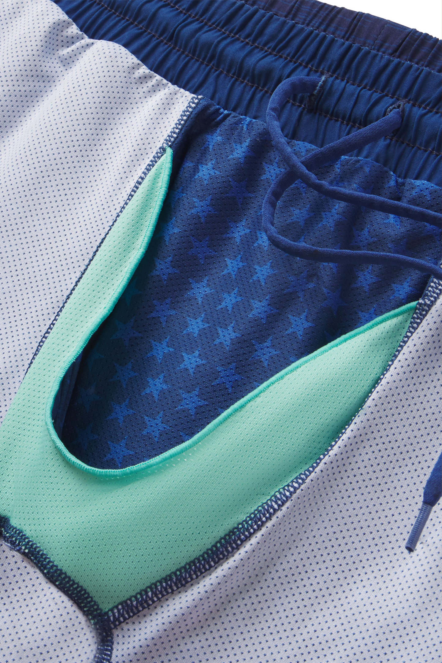 The Cardio King | Navy Space Dye Ball Hammock® 5 Inch Athletic Shorts