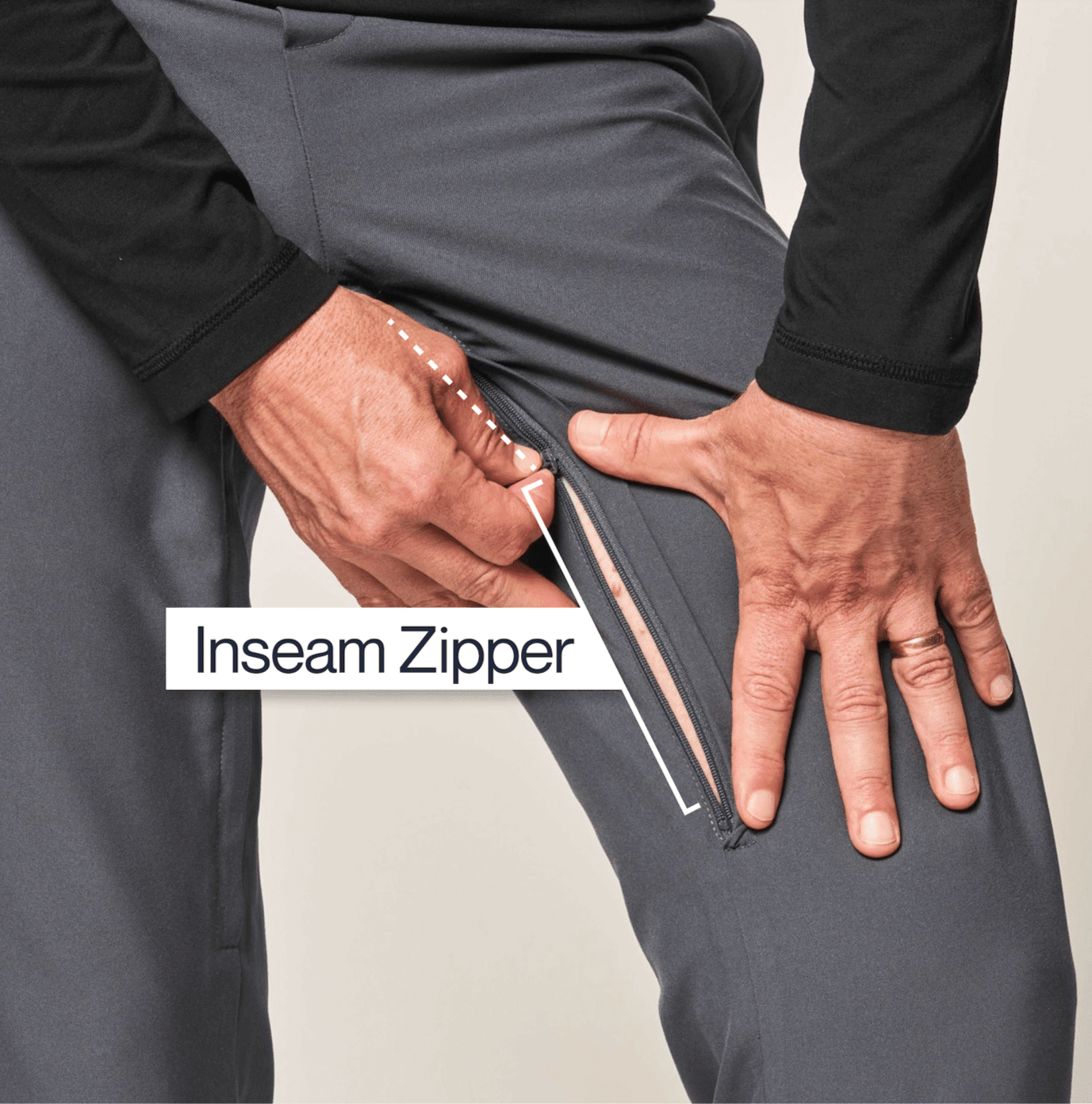 CareZips® Men's Access Pants