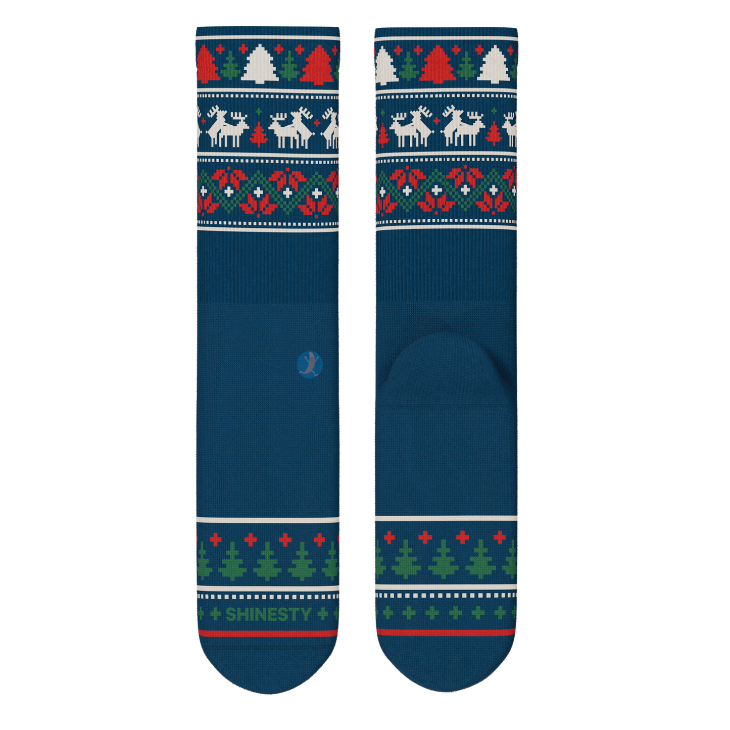 The Caribou Lous | Christmas Deer Heel Hammock™ Crew Socks