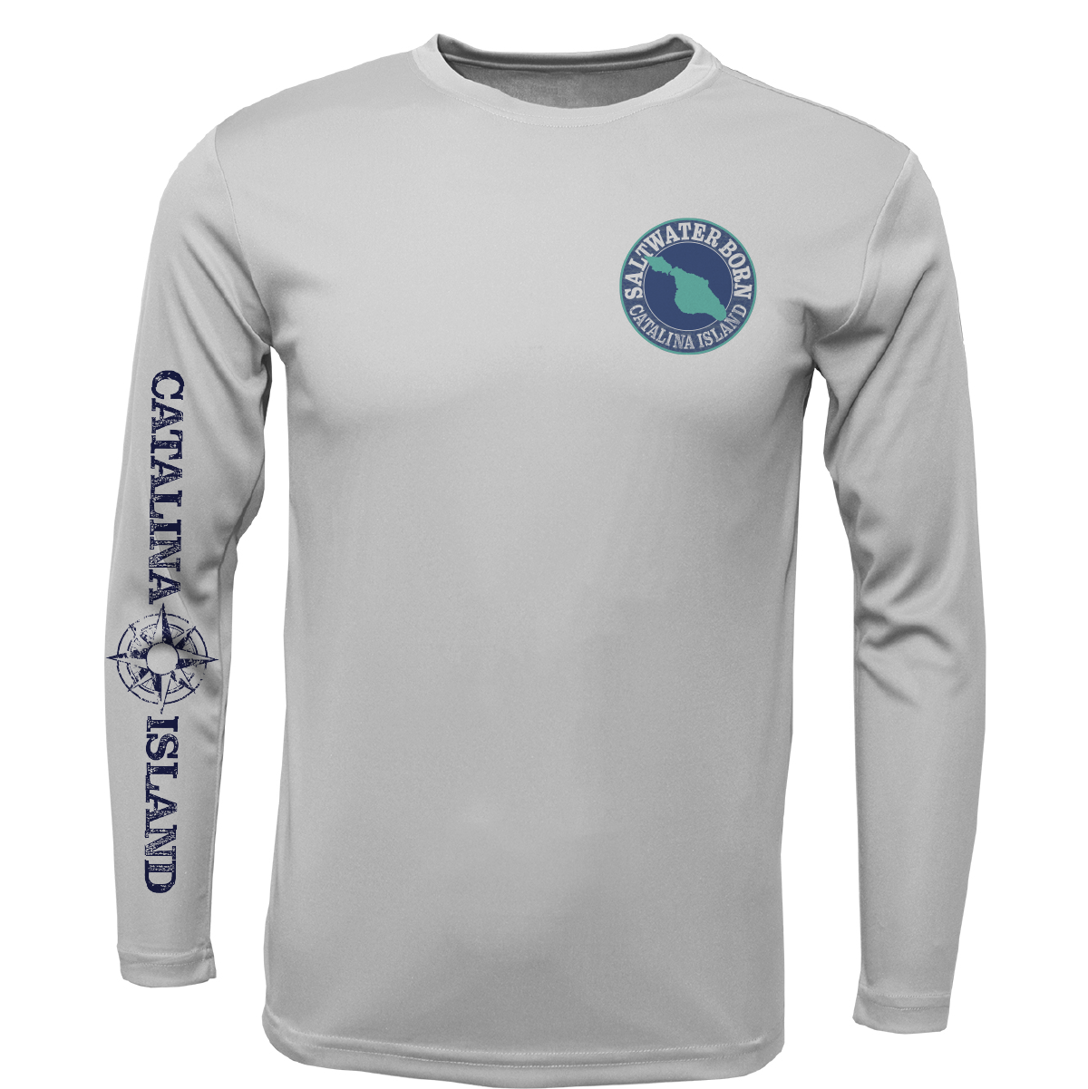 Catalina Island, CA Kraken Men's Long Sleeve UPF 50+ Dry-Fit Shirt