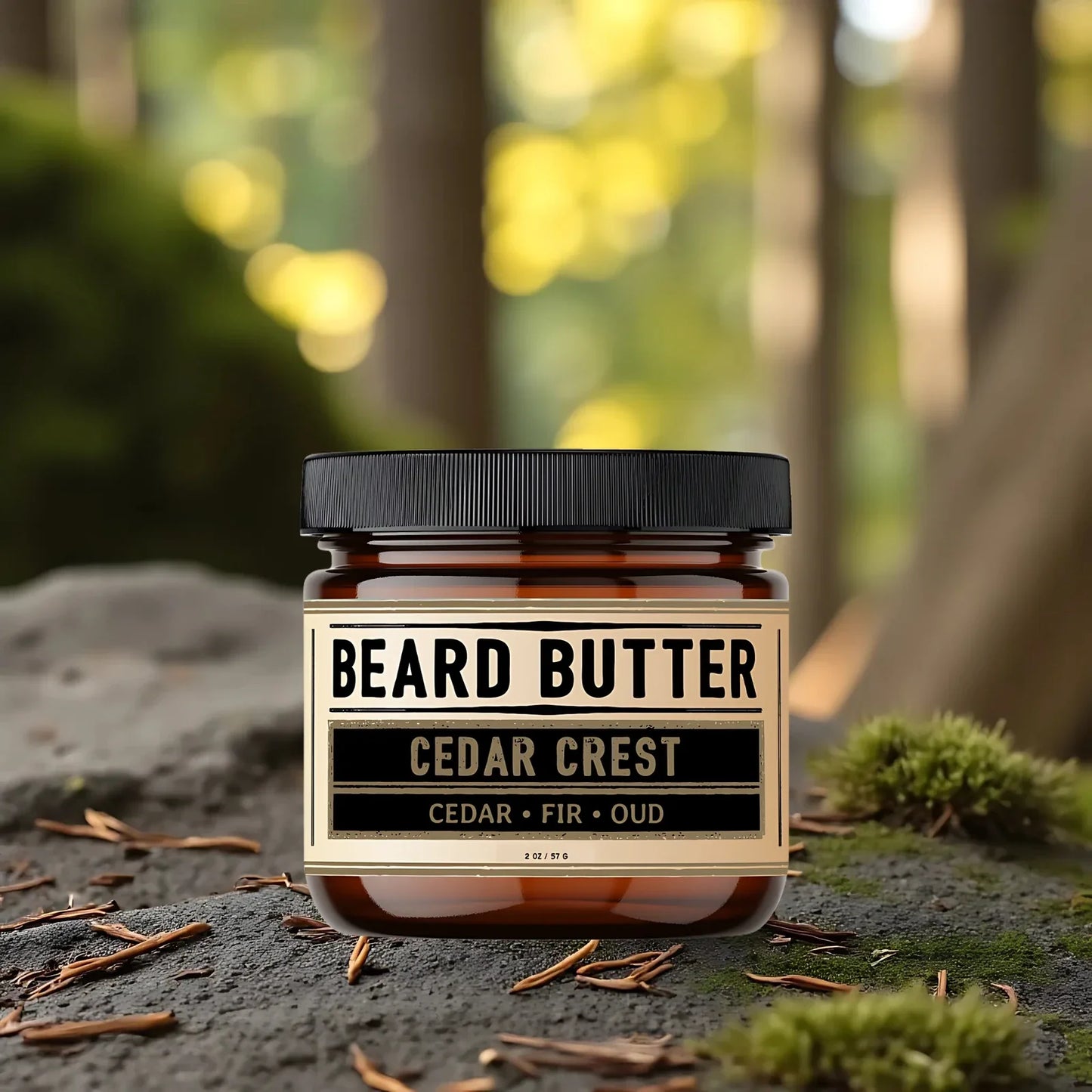 Cedar Crest Beard Butter - Cedar, Fir, Oud
