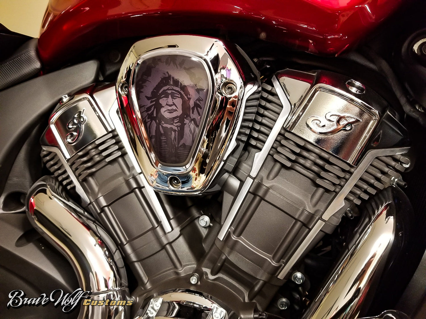 Powerplus V-Cover Decal - Chief Iron Shell