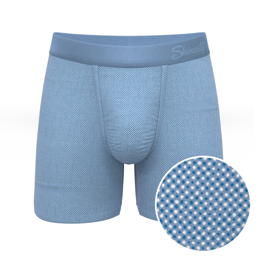 The Chambray All Day | Blue Chambray Ball Hammock® Pouch Underwear
