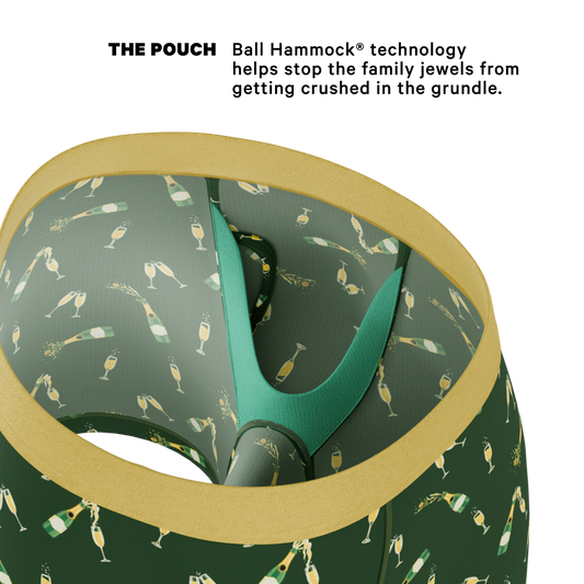 The Champagne Showers | New Years Ball Hammock® Pouch Underwear With Fly