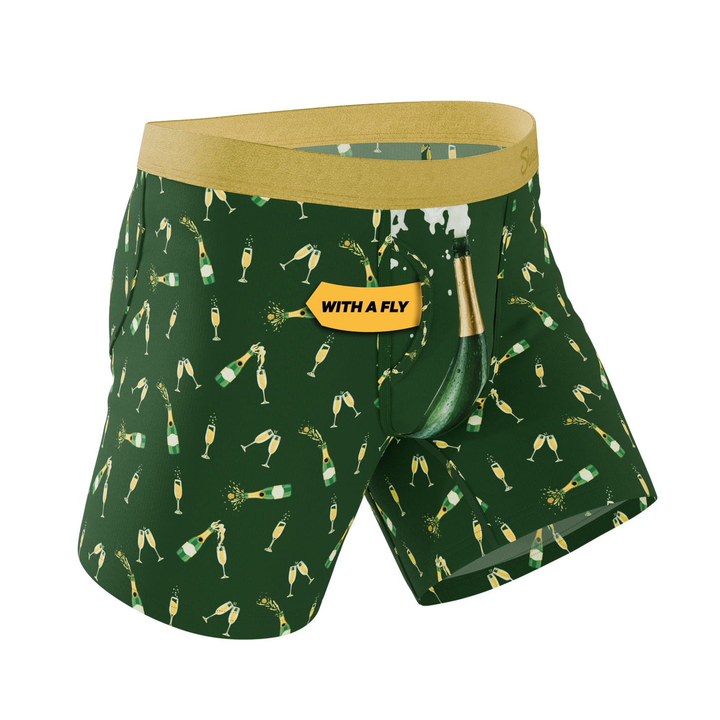 The Champagne Showers | New Years Ball Hammock® Pouch Underwear With Fly