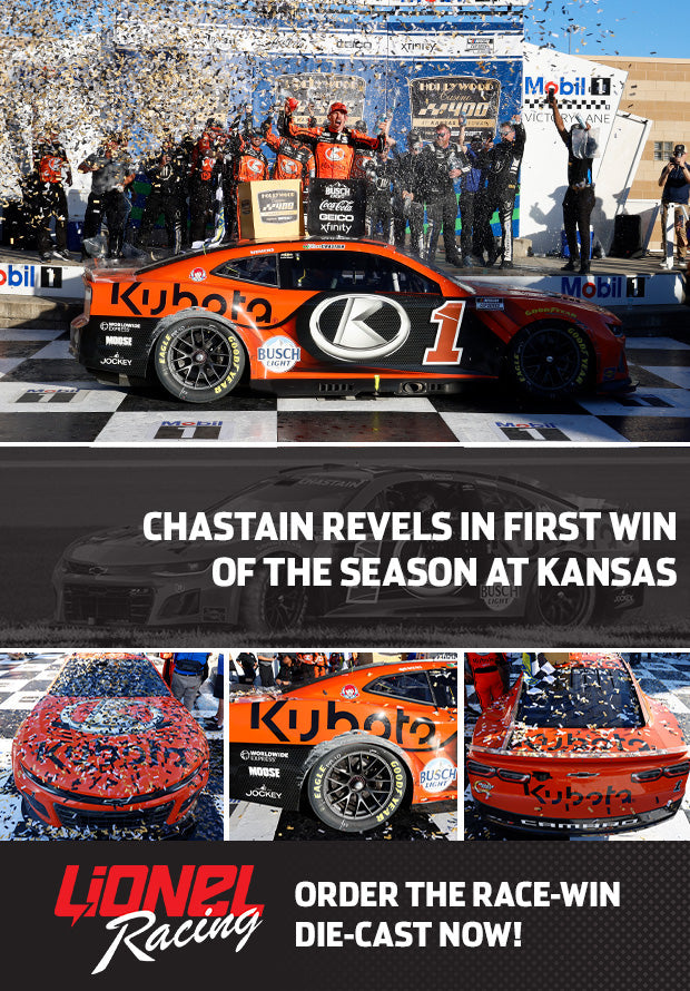 Ross Chastain #1 2024 Kansas Speedway Hollywood Casino 400 Raced Win 1:64 Diecast *IN STOCK*
