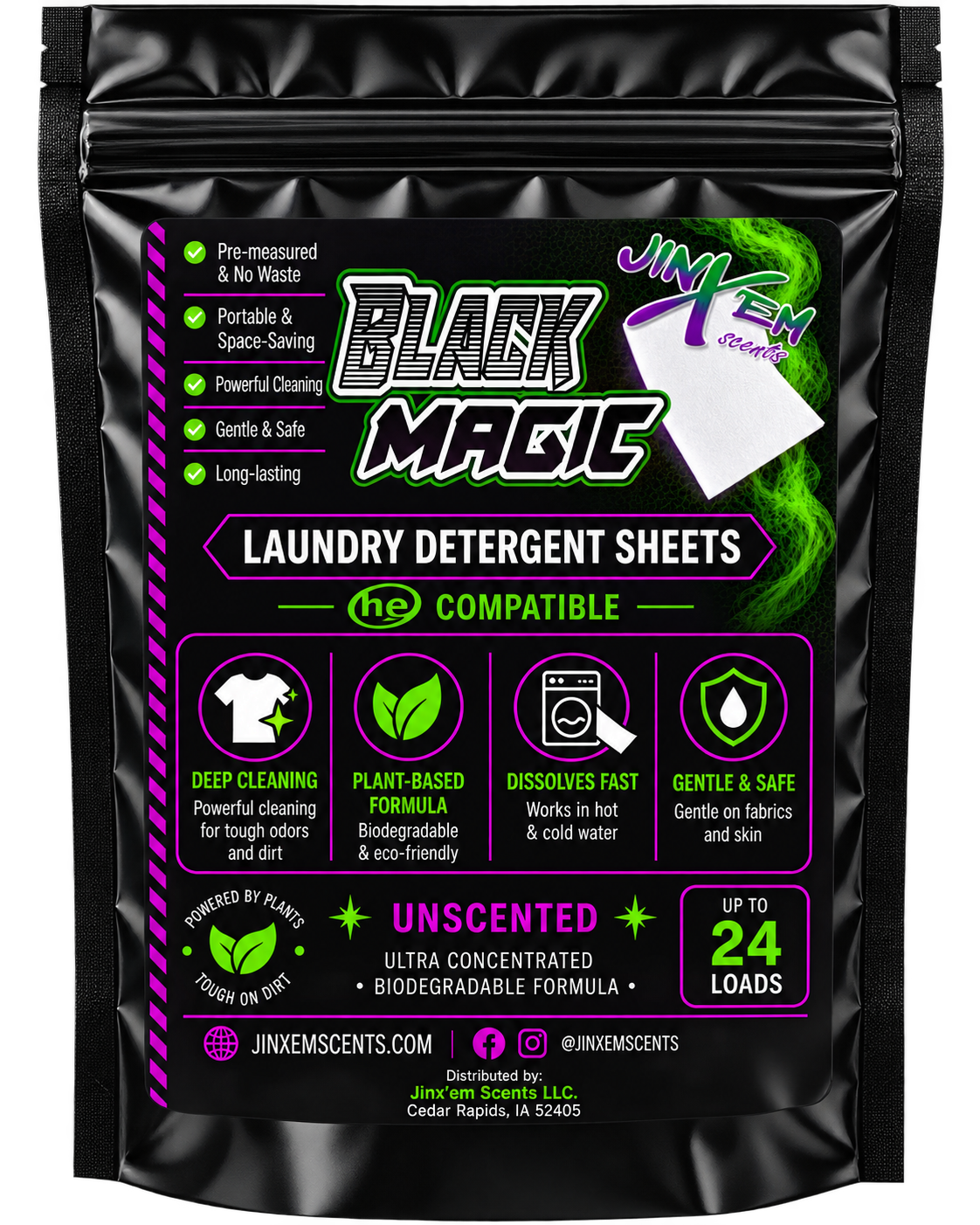 Black Magic Unscented Laundry Soap
