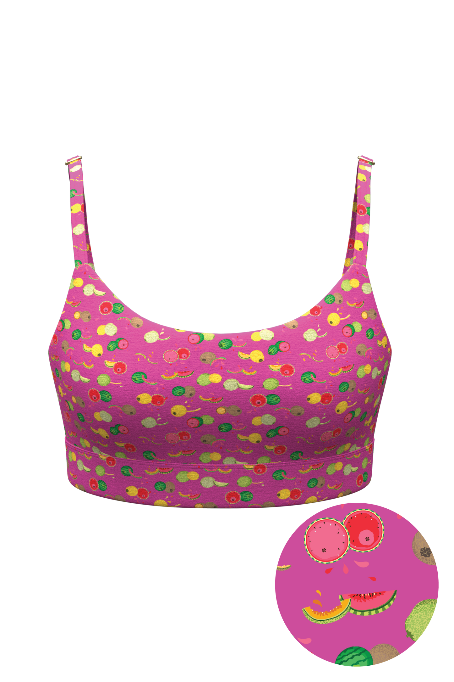 The Check Your Melons | Breast Cancer Awareness Boob Hammock™ Scoop Bralette