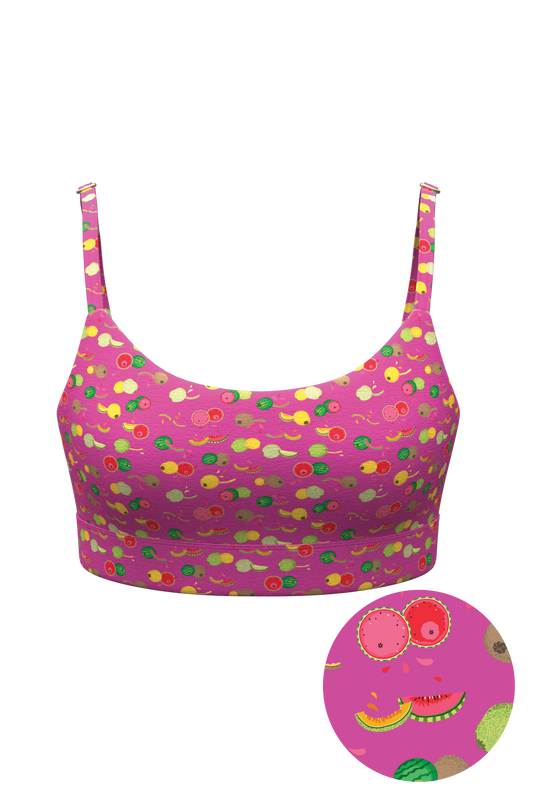 The Check Your Melons | Breast Cancer Awareness Boob Hammock™ Scoop Bralette