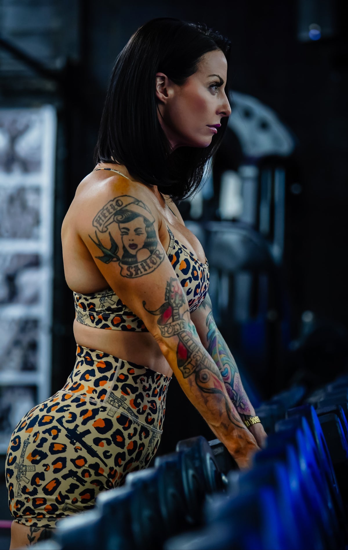 Y-Back Sports Bra | Loaded Leopard