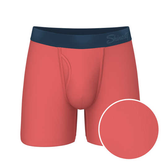 The Cherry Tomato | Coral Red Ball Hammock® Pouch Underwear With Fly