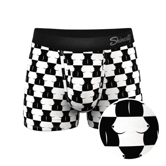 The Chest Mate | Checkered Ball Hammock® Pouch Trunks Underwear