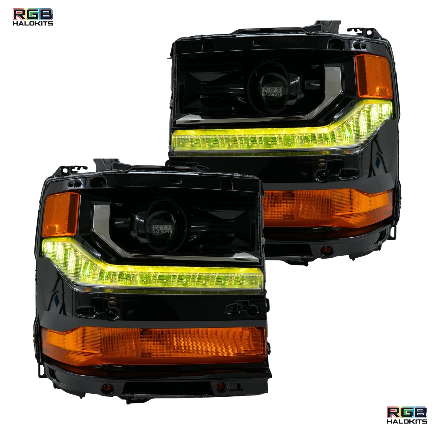 Chevrolet Silverado Multicolor Flow Series DRL Boards (2016-2018)