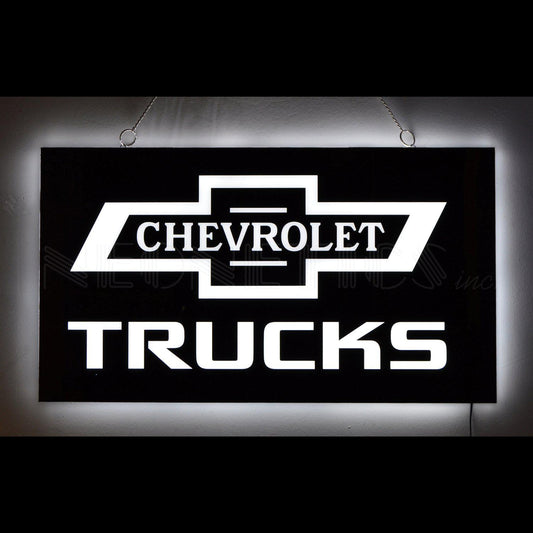 Chevy Trucks Slim LED Sign