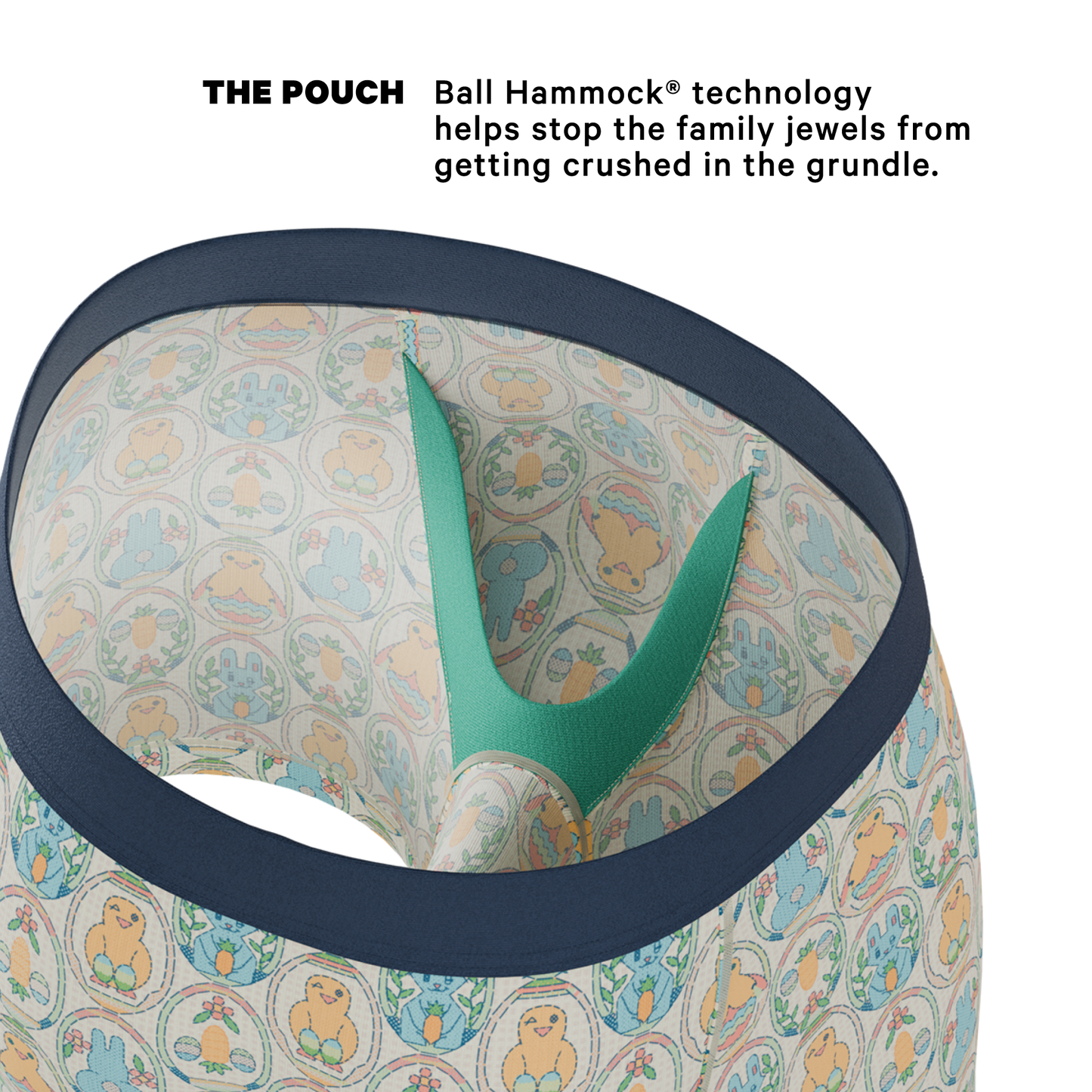 The Chicks Dig It | Pastel Easter Ball Hammock® Pouch Underwear