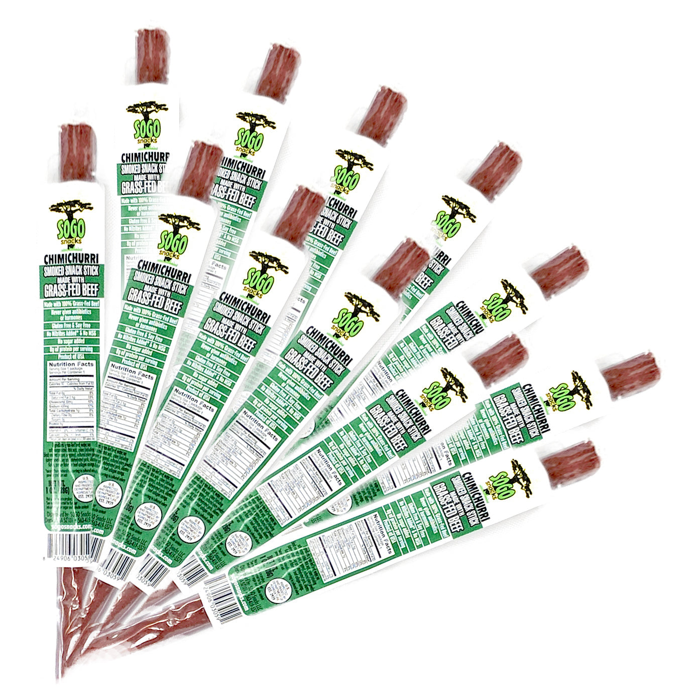 Chimichurri - 100% Grass-Fed Beef Sticks (No Sugar)