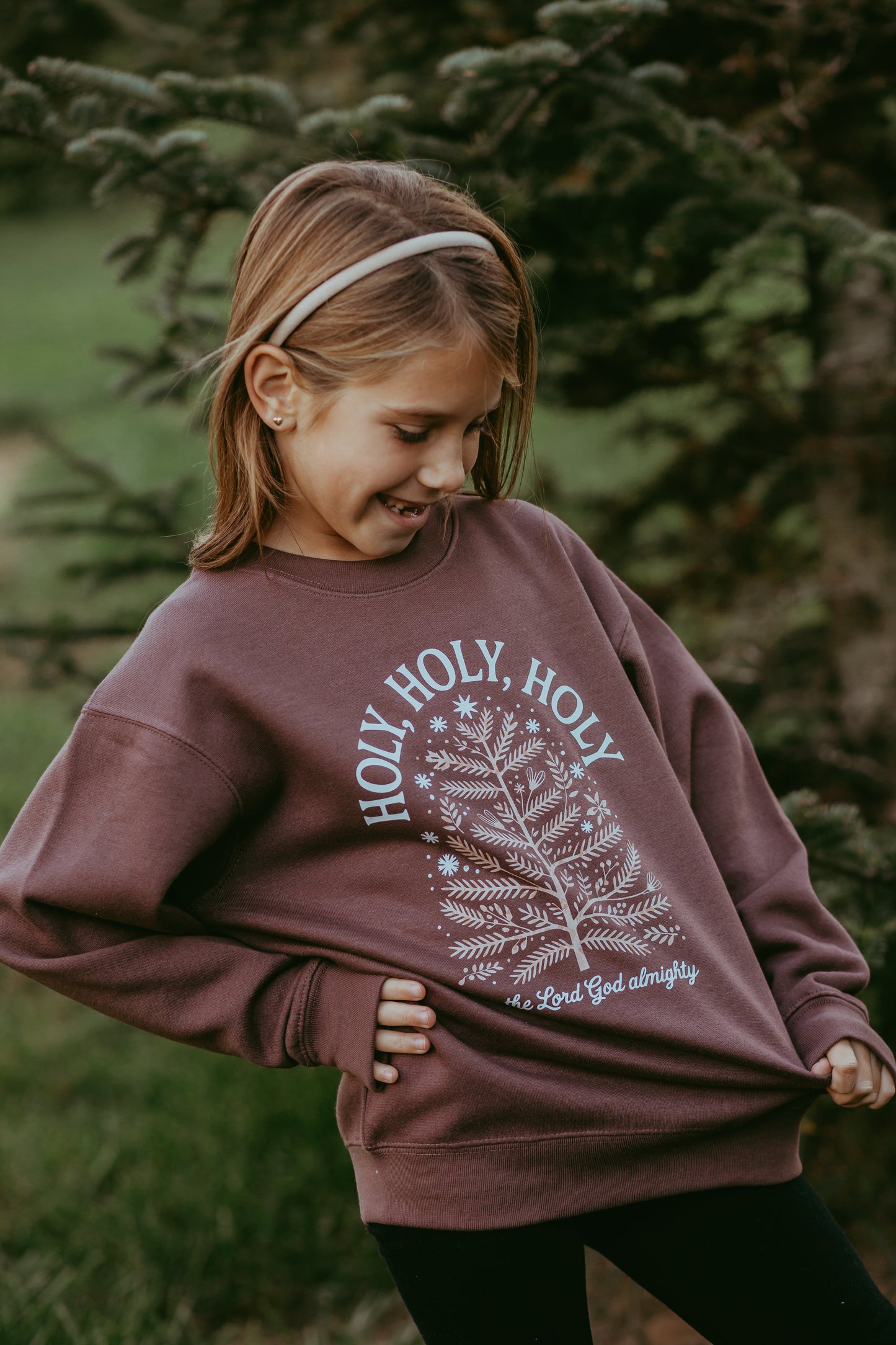 Holy Holy Holy Is The Lord God Almighty YOUTH Crewneck Sweatshirt