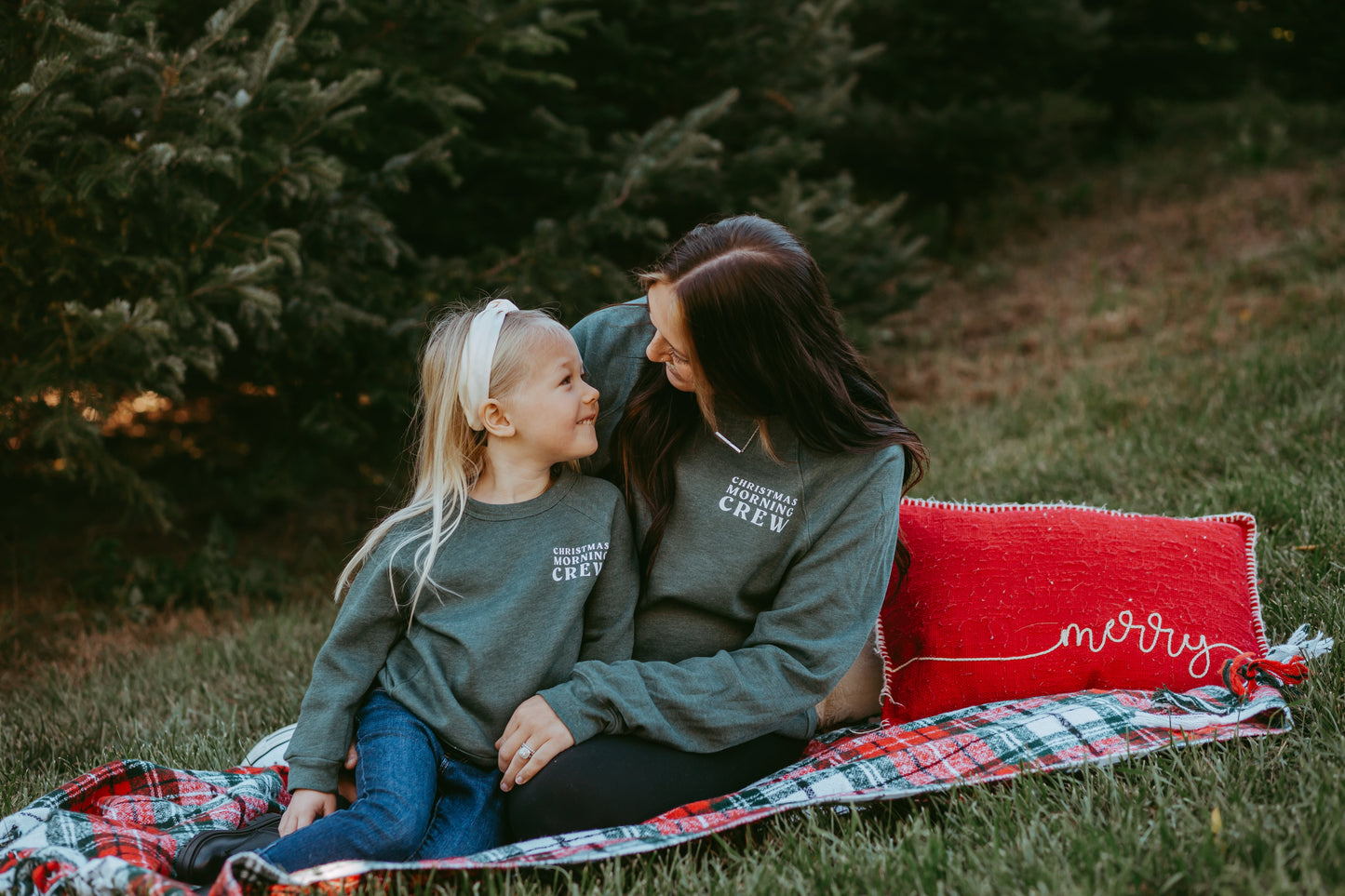 Christmas Morning Crew Toddler Crewneck Sweatshirt