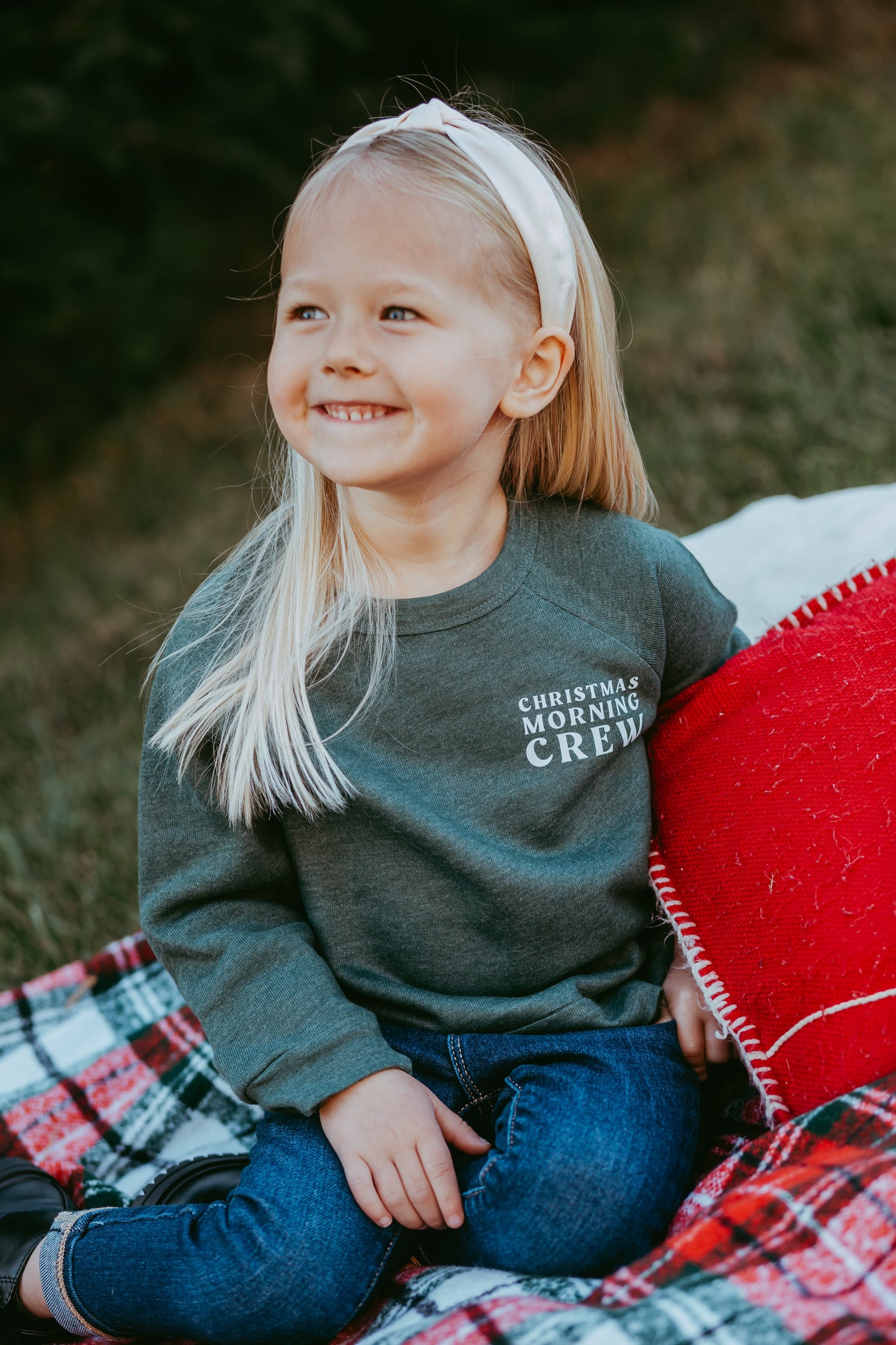 Christmas Morning Crew Toddler Crewneck Sweatshirt