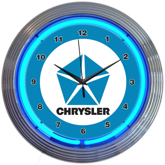 Chrysler Pentastar Neon Clock