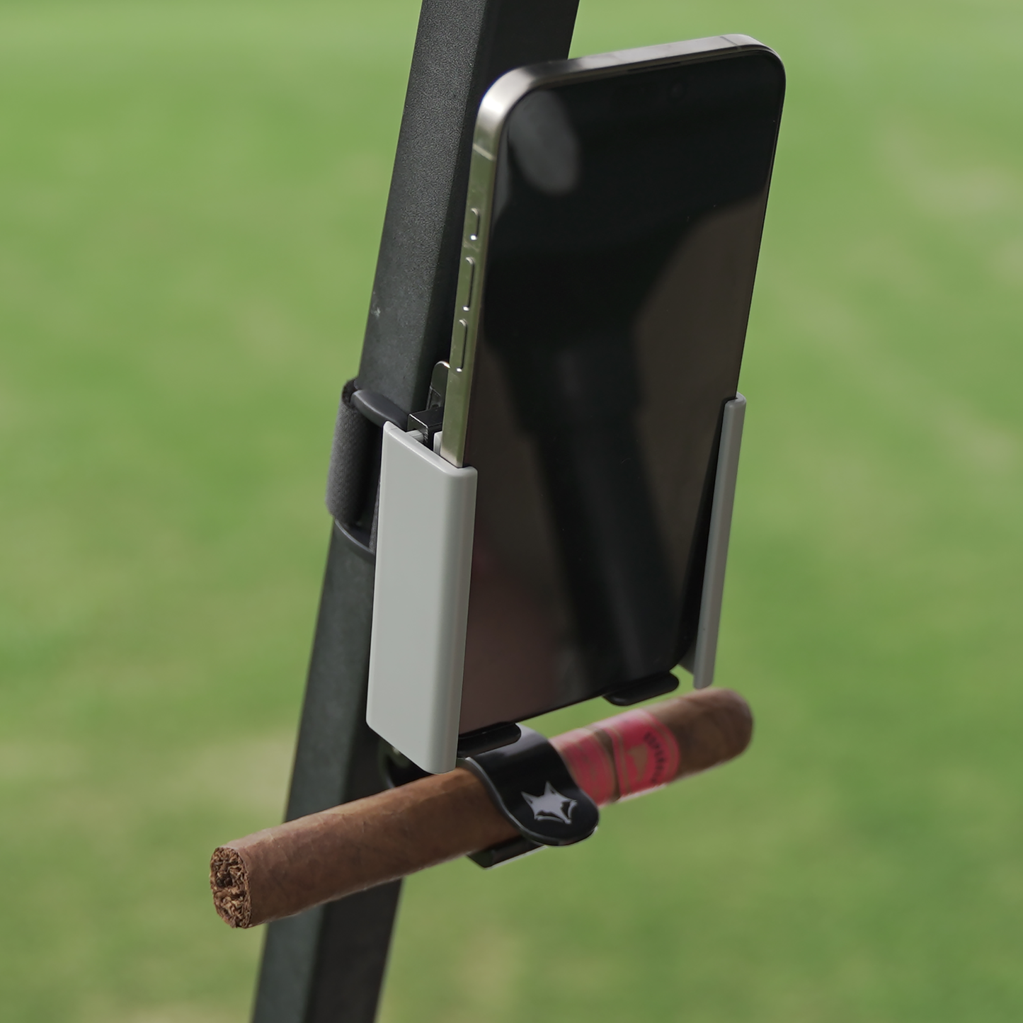 Phone Caddy + Cigar Holder