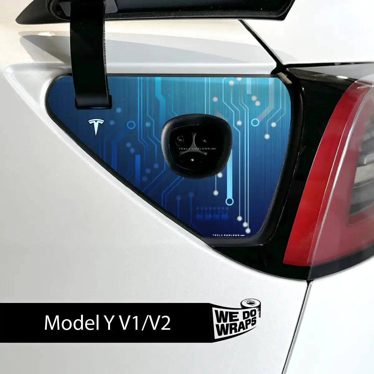 Circuit Blues Tesla Charge Port Wrap | Model Y