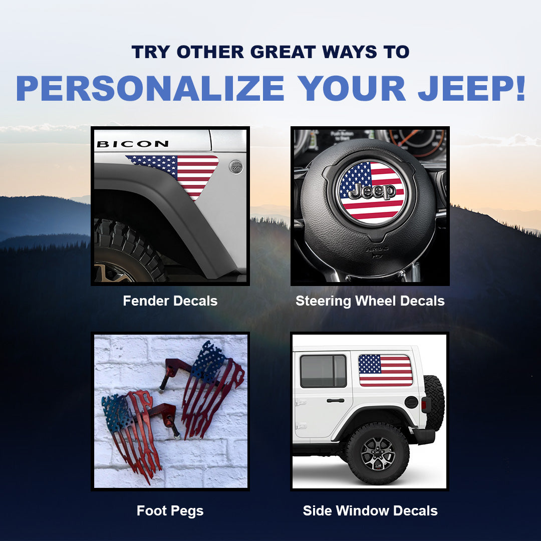 Classic Old Glory Collection American Flag Grille Inserts