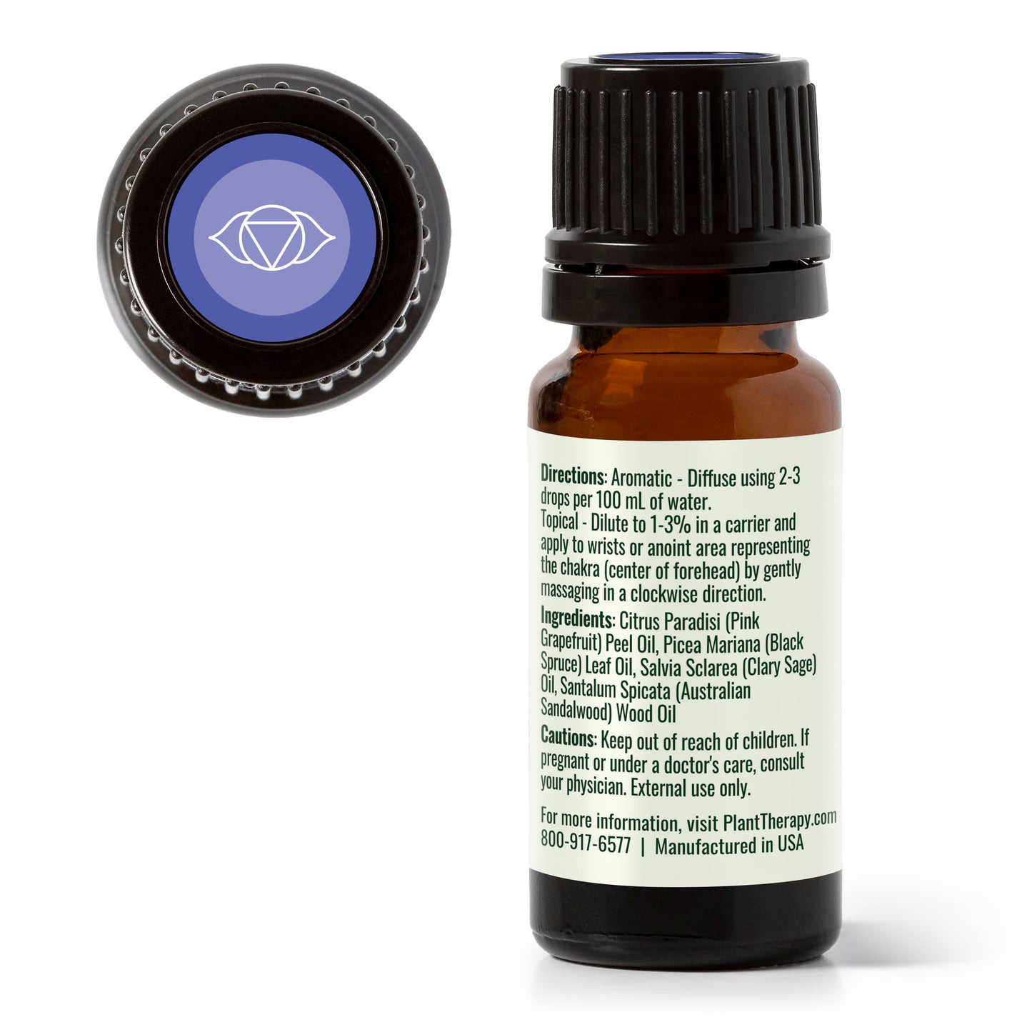 Clear Intuition (Brow Chakra) Essential Oil 10 mL