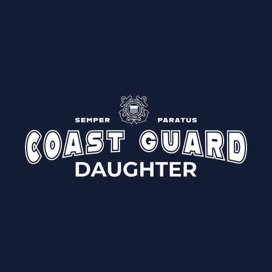Coast Guard Daughter Crewneck (Navy)