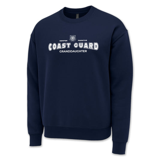 Coast Guard Granddaughter Crewneck (Navy)