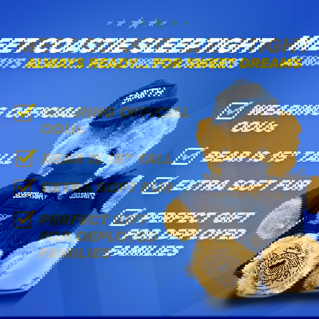 Coast Guard Teddy Bear Personalized Bundle